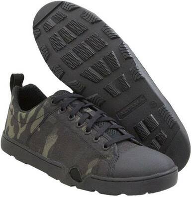 Black Multicam Wide Mid Boots Q115