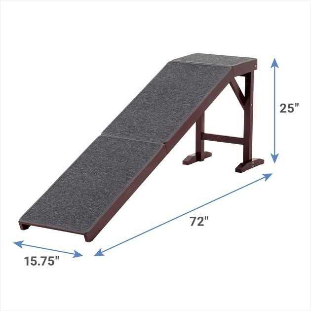 Wooden Carpeted Cat Dog Ramp A2918