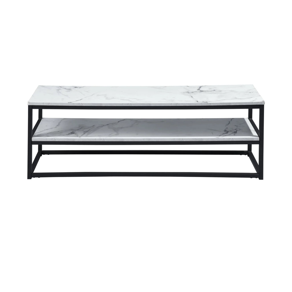 White Wooden End Table with Storage W104241