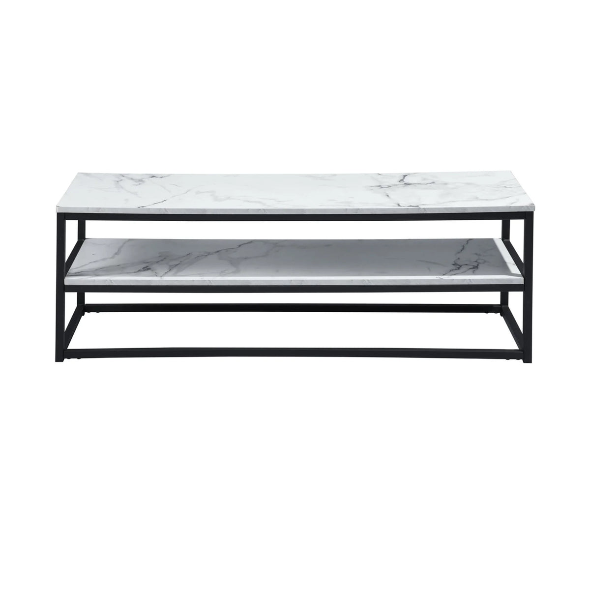 White Wooden End Table with Storage W104241