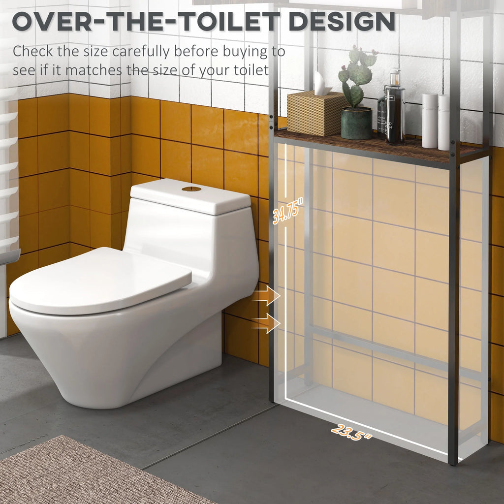 Over The Toilet Storage Cabinet with Shelf W143