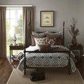 Queen Size Morocco Brown Bed S547