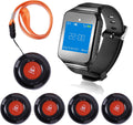 Wireless Wrist Pager Nurse Calling Alert System 1 Receiver 5 PCS Call Buttons Y4817