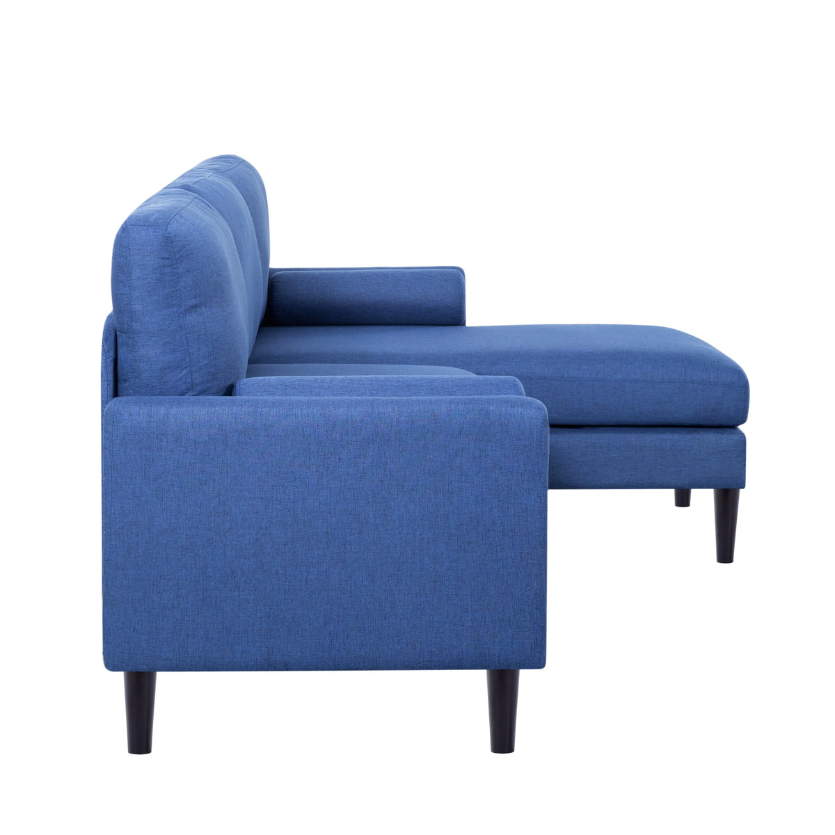 72 inch L-Shape Reversible Sectional Sofa with Two Pillows A5822