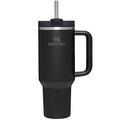 40 oz Black Stainless Steel Insulated Tumbler with Lid and Straw O3516