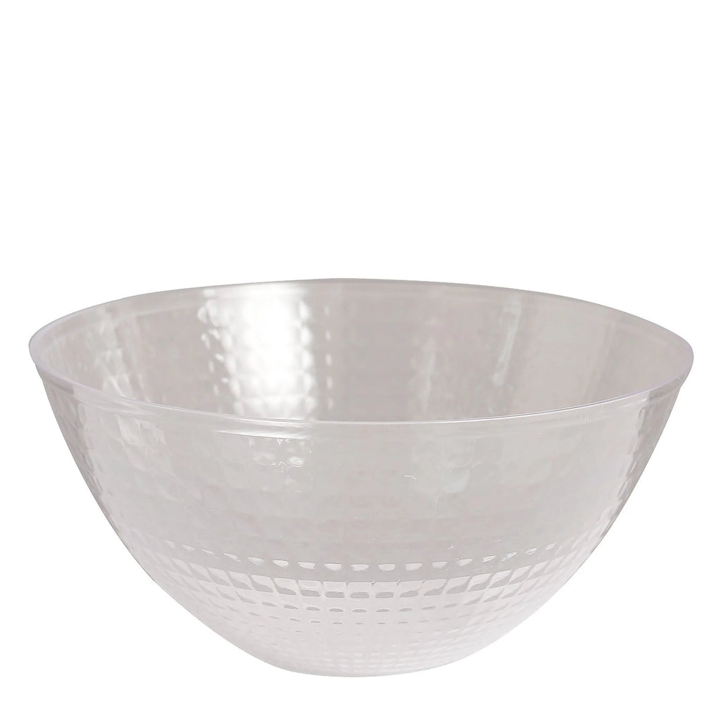 Clear 2qt Disposable Plastic Punch Bowl X4406