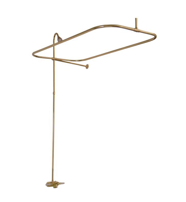Brushed Nickel Clawfoot Tub/Shower Faucet J36672