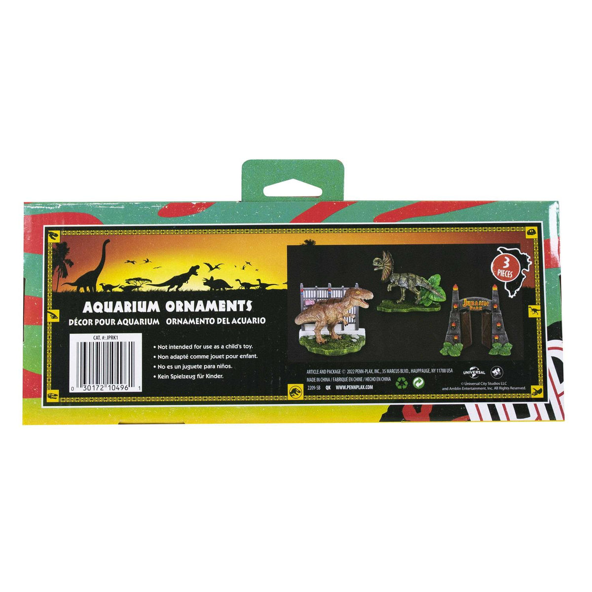 Jurassic Park Aquarium Ornament Bundle B56129