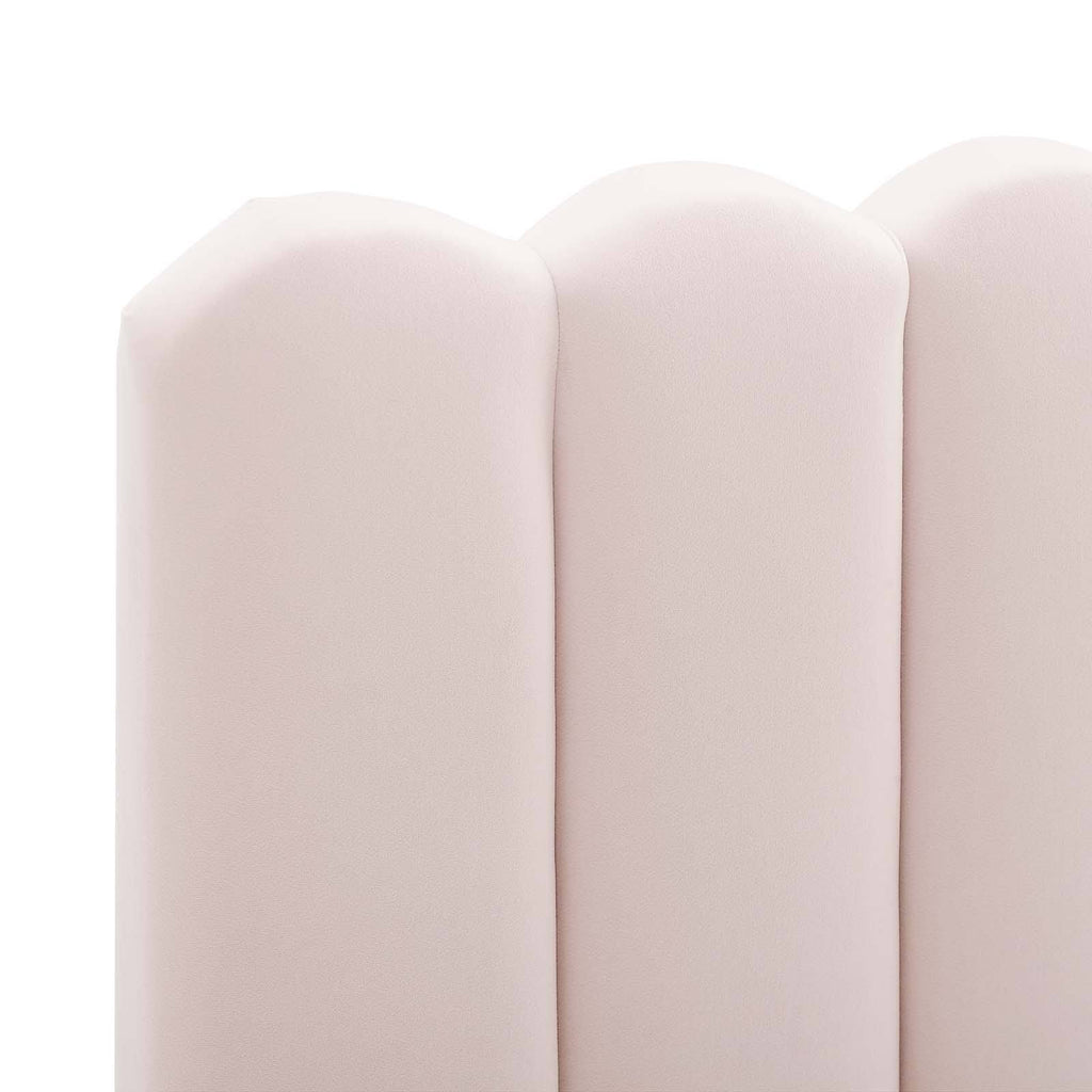 Pink Velvet Full/Queen Headboard H4643