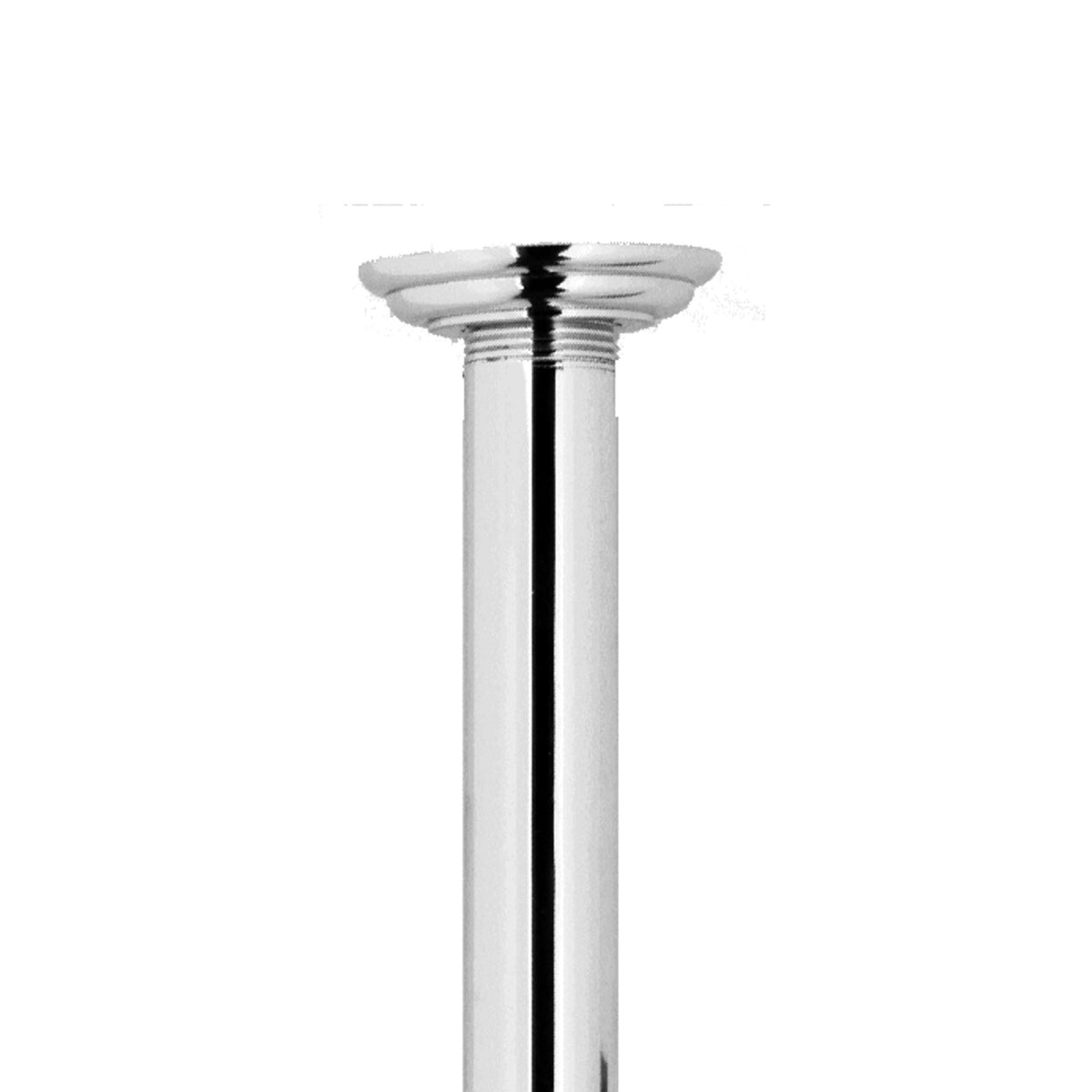 Polished Chrome Ceiling Mount Arm & Flange U492
