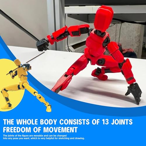 6 Pack 3D Printed Multi-Jointed Movable Action Figure T20749