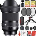 35mm f/1.4 DG DN Art Lens Leica L-Mount Bundle with 2X 64GB Extreme Memory Cards J6010