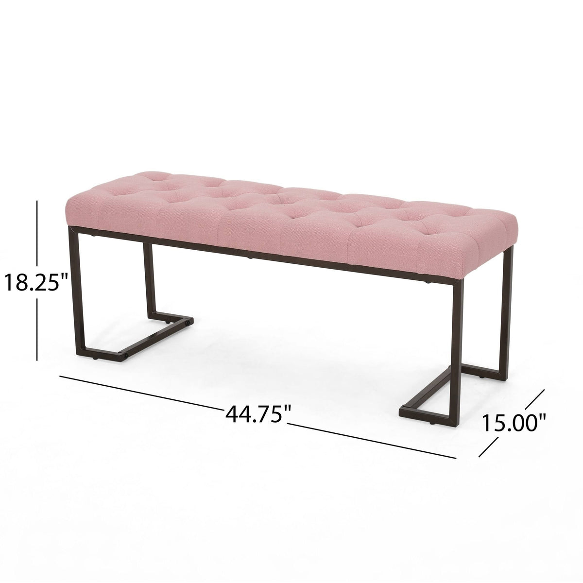 Dusty Rose Bench M6723