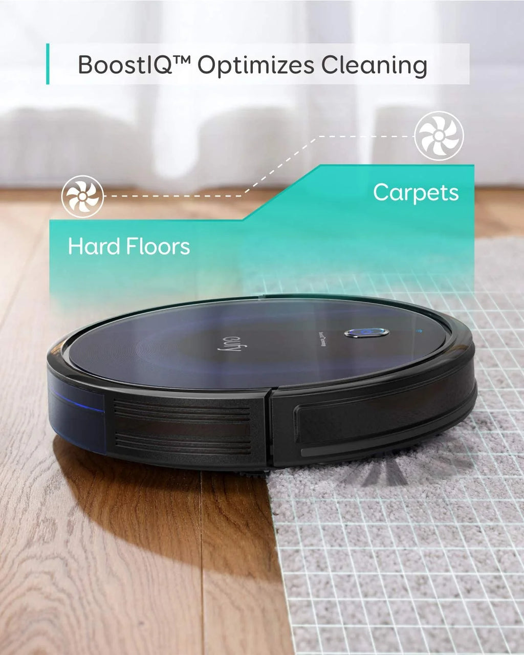 Wi-Fi Connected 2000Pa Suction Robot Vacuum Cleaner F646046