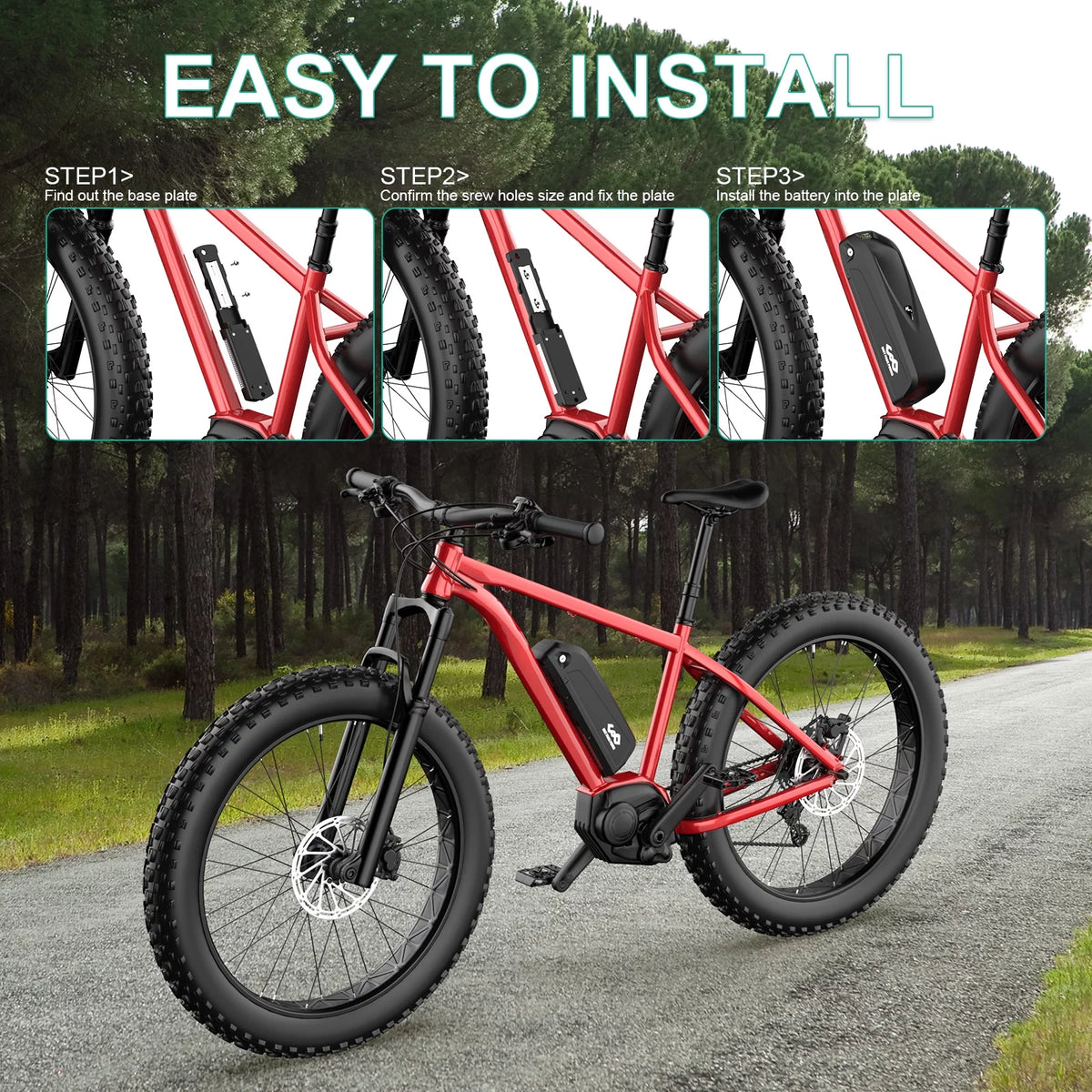 36V 8Ah Electric Bike Battery Pack W2747