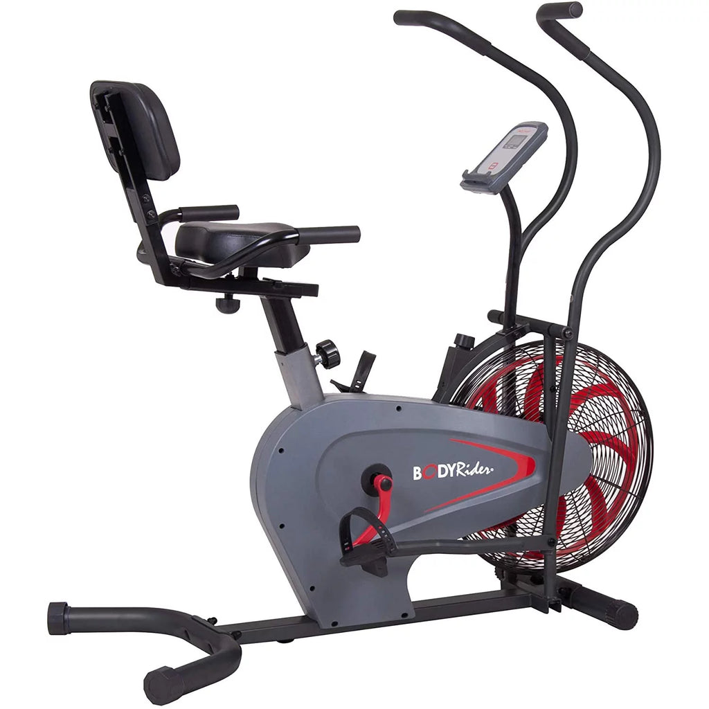 Upright Fan Bike Manual Resistance Heart Rate Monitor P737