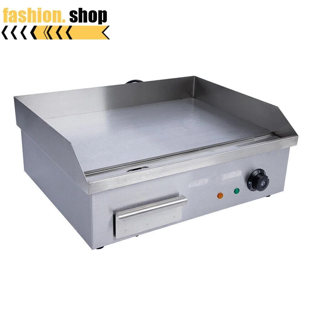 Commercial Electric Countertop Griddle 548x350mm 110V O88341