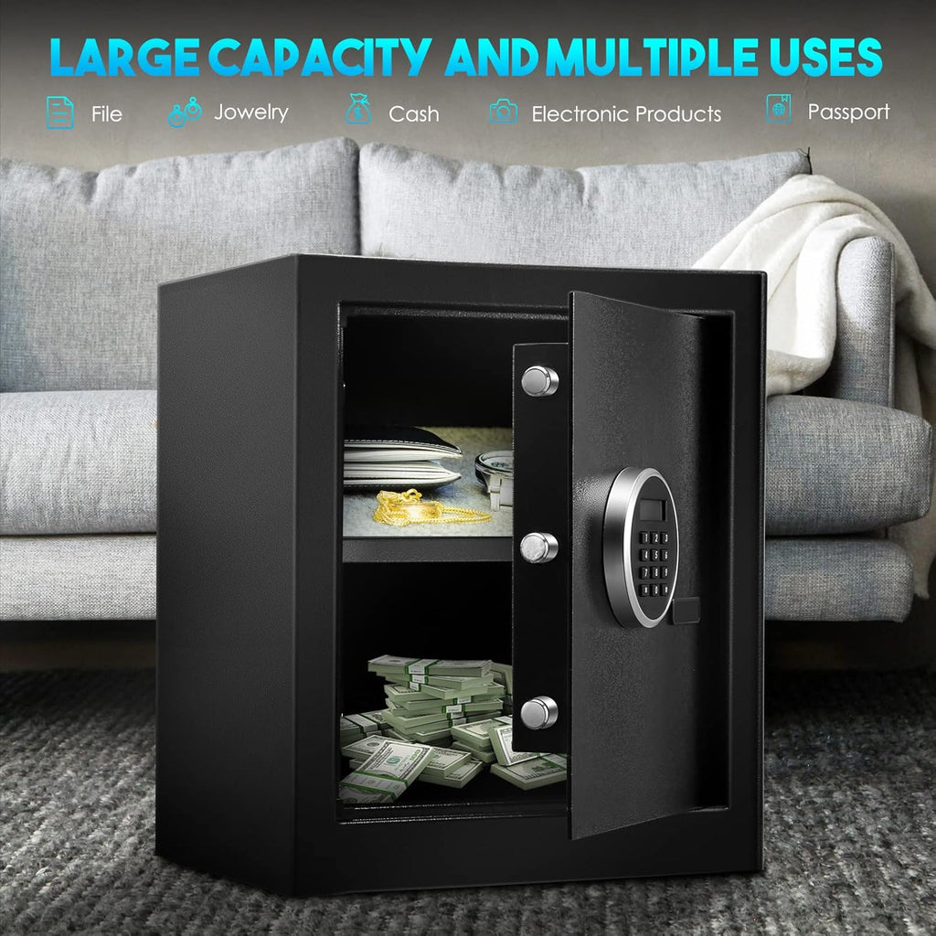 1.72 Cub Fireproof Waterproof Combination Lock Safe Box with Keypad G519