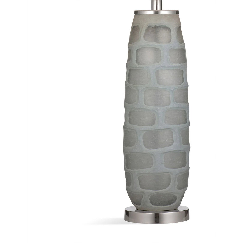 Gray Glass Table Lamp N619