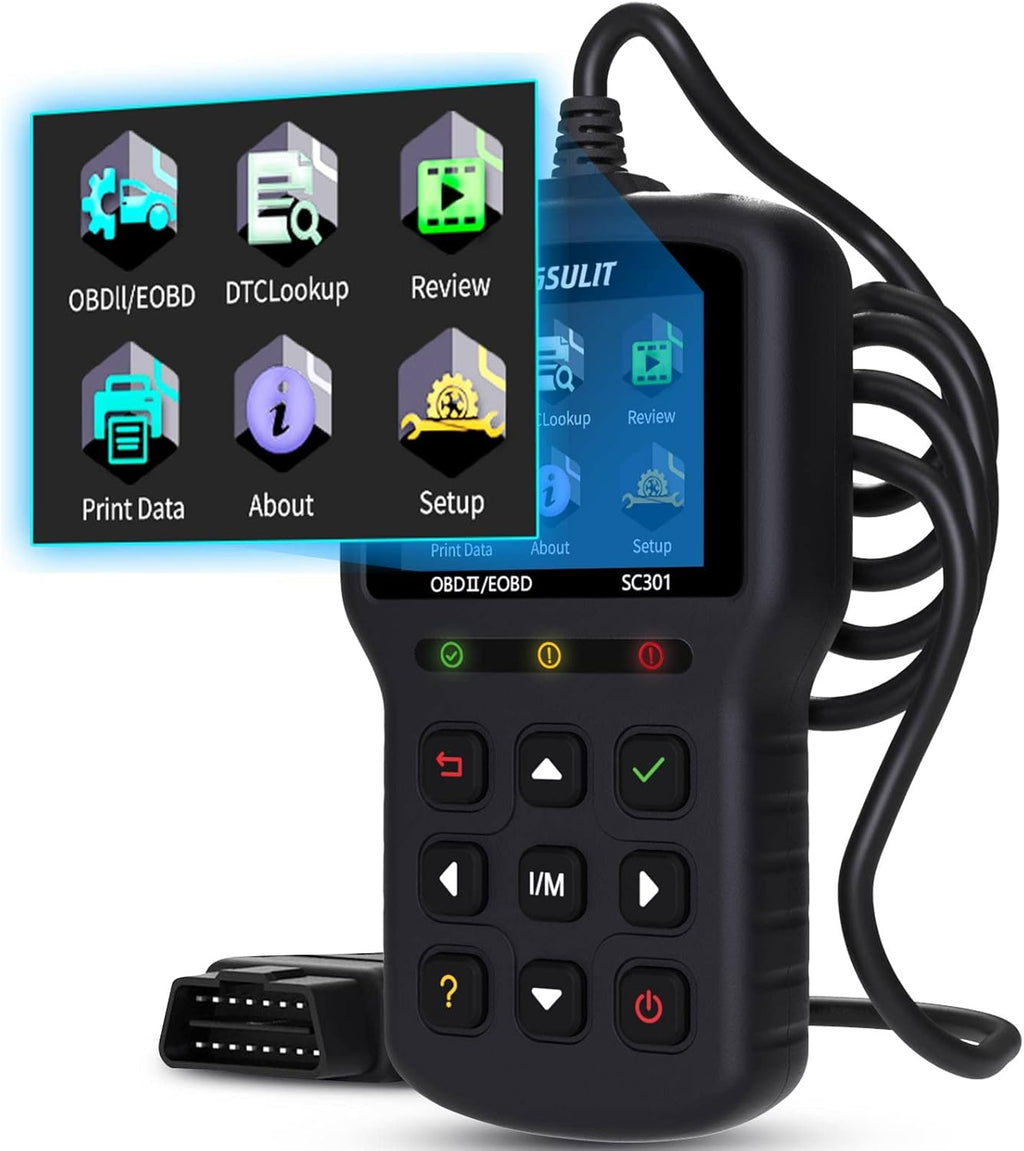 OBD2 Scanner Diagnostic Code Reader with Reset, Black Pack of 2 N3932