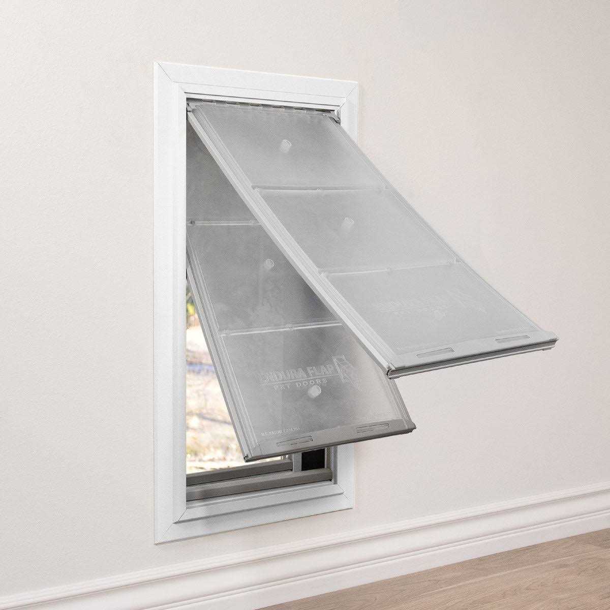 Double Flap Pet Door for Walls A307955