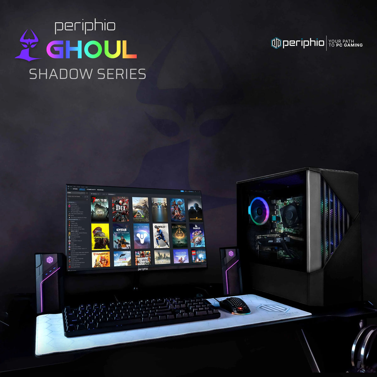 Prebuilt Gaming PC Desktop Computer Tower Intel Quad-Core i5 16GB RAM 120GB SSD + 500GB HDD V910260