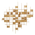 Abstract Angled Gold Metal Wall Decor A756435