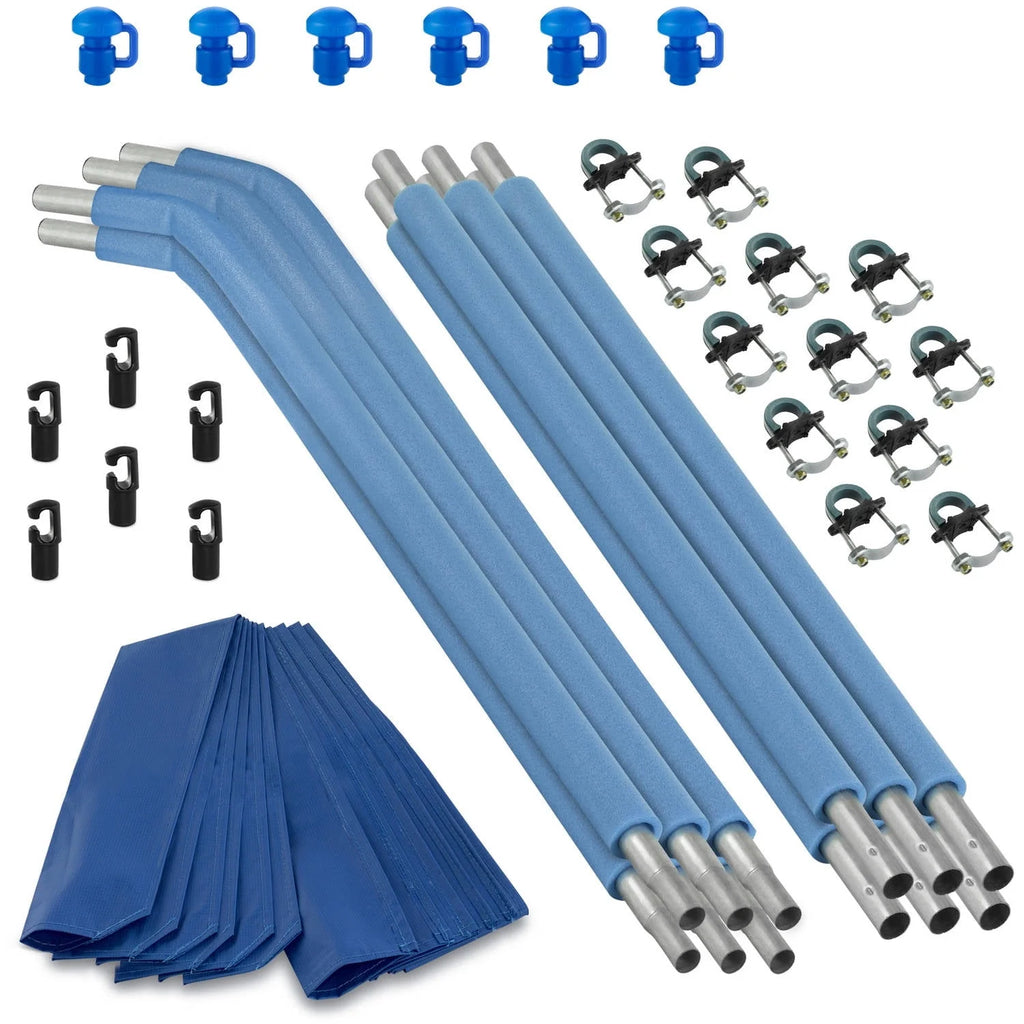 8 Curved Trampoline Safety Enclosure Poles E490