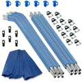 8 Curved Trampoline Safety Enclosure Poles E490