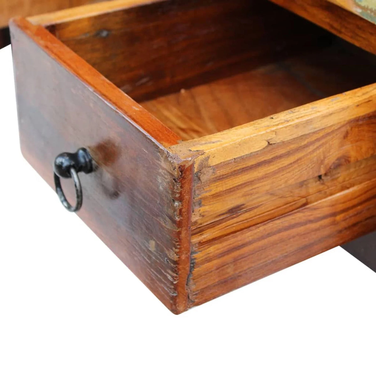 Solid Reclaimed Wood Coffee Table with Drawers C809