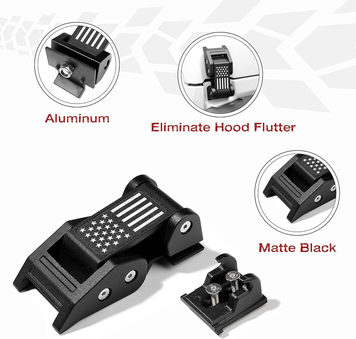 Hood Latches Aluminum Hood Catch (1 Pair) N87393