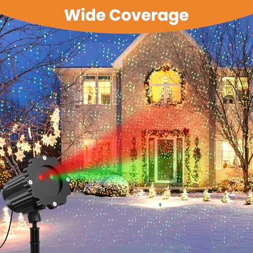 Waterproof Christmas Laser Lights Outdoor with Remote S7183