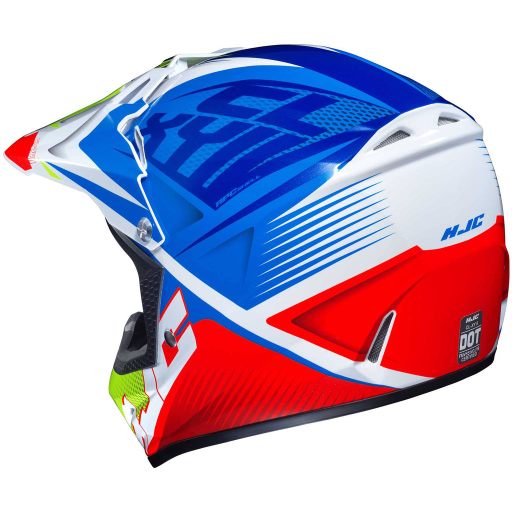 Blue Hi-Viz Youth Helmet B18730