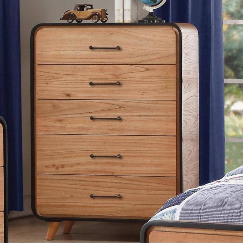Oak Black Chest N51989