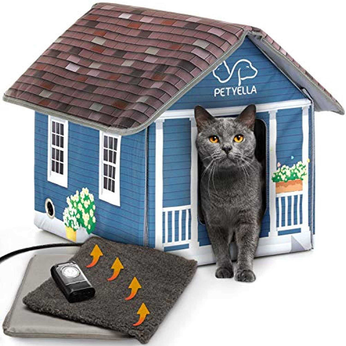 Heated Cat Houses for Outdoor Cats Z8180