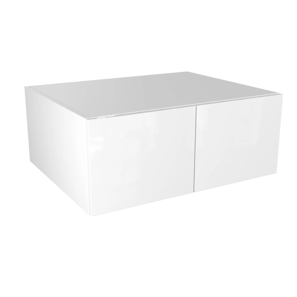 White Gloss Bridge Wall Cabinet Y1456