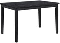 Black Wood Dining Room Table E654544