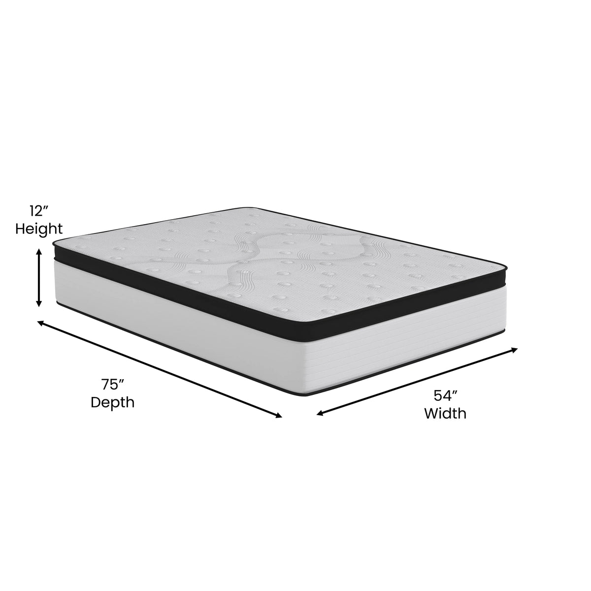 Full Hybrid Pocket Spring Mattress M54383