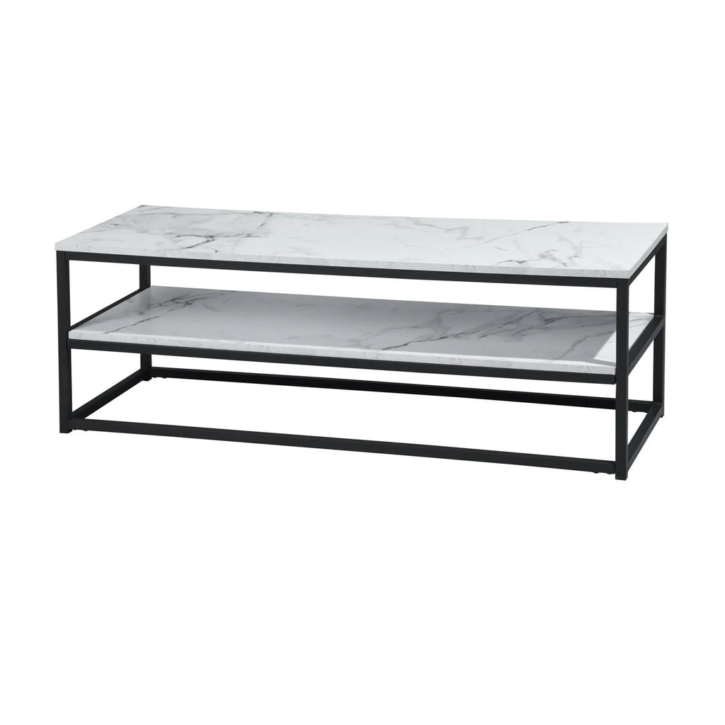 White Wooden End Table with Storage W104241