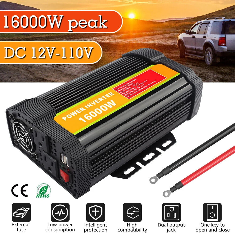 8000 Watts Pure Sine Wave Power Inverter D9461
