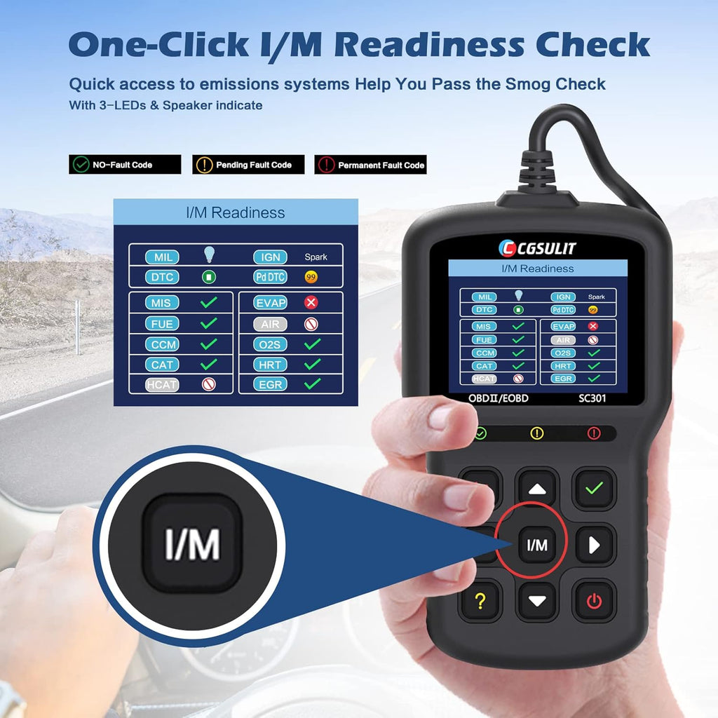 OBD2 Scanner Diagnostic Code Reader with Reset, Black Pack of 2 N3932