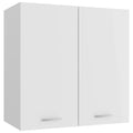 White Engineered Wood Hanging Cabinet R354034