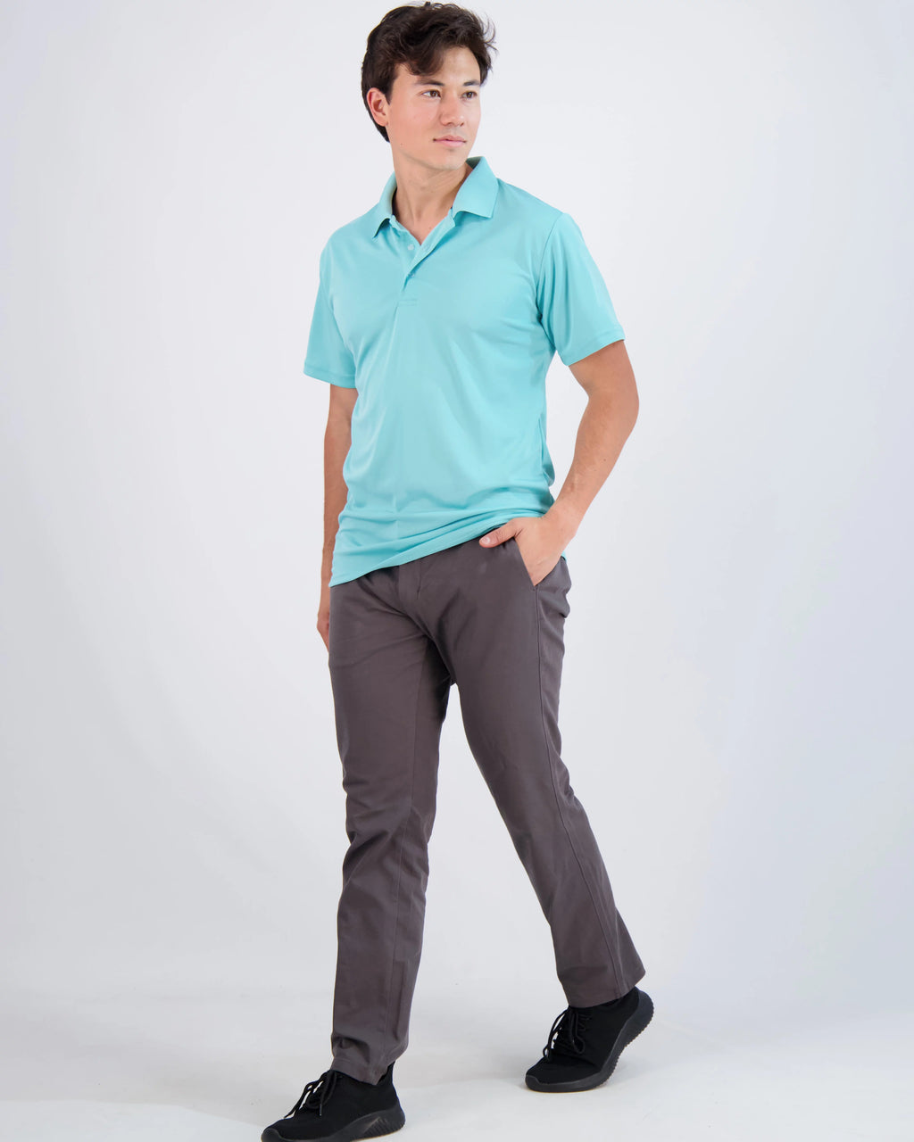 3 Pack Quick-Dry Short Sleeve Athletic Polo Shirt P182