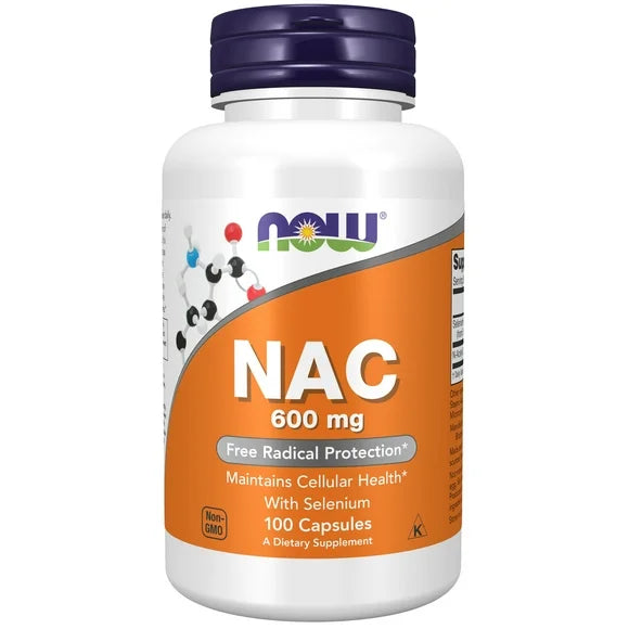 NAC 600 mg with Selenium & Molybdenum 100 Veg Capsules Z47481