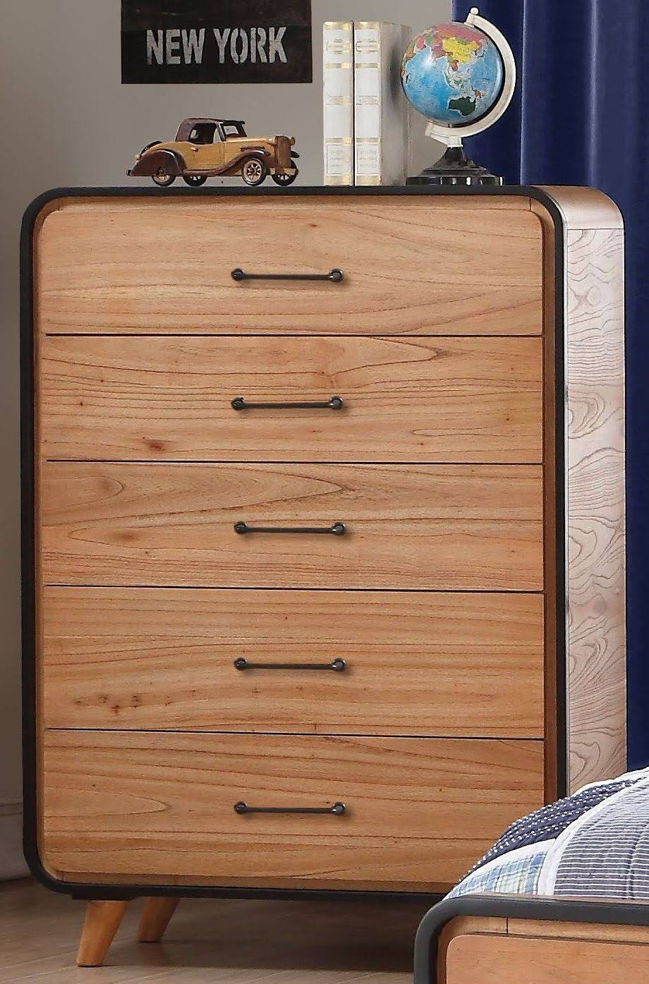 Oak Black Chest N51989