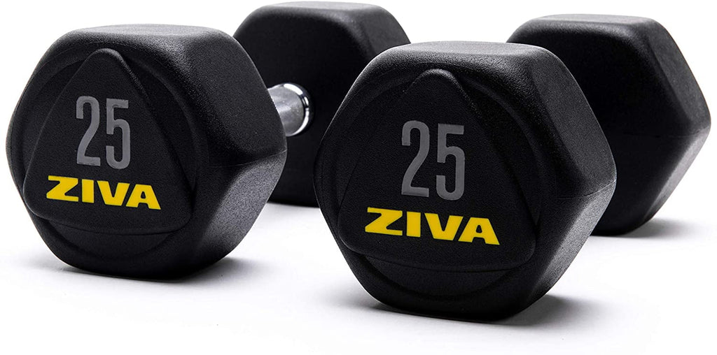 20 Lbs Urethane Rubber Hex Dumbbells A994