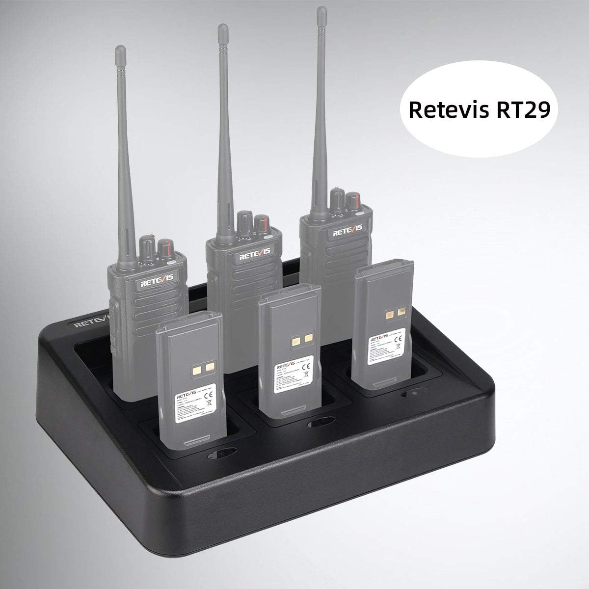 Six-Way Charger for Walkie Talkie (1 Pack) D980