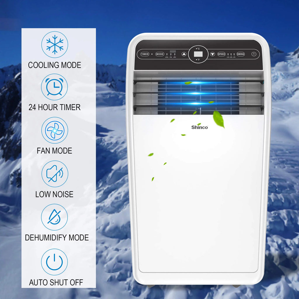 6400BTU 3-in-1 Portable Air Conditioner with Remote Control I6367