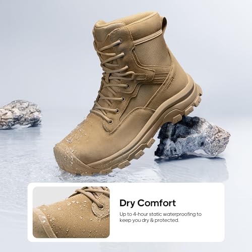Waterproof Leather Tactical Boots F3804