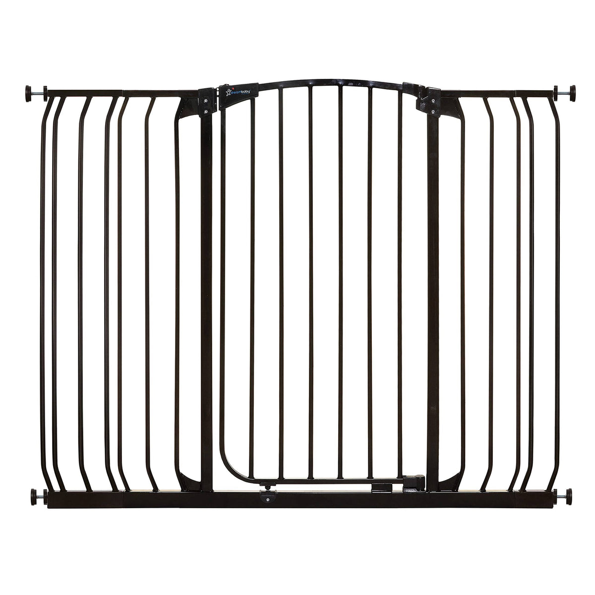 Black Extra-Tall Swing Close Hallway Gate T86144